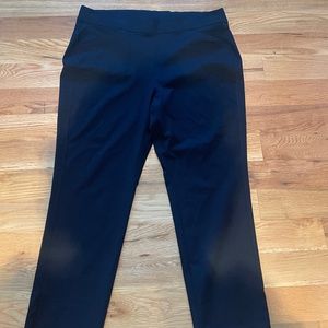 Chico's Travelers Size 2.5 (US Size 14R) Black Slacks